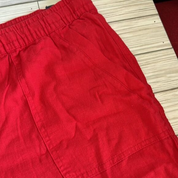 NWT Nautica Linen blend pull on drawstring shorts with pockets - Picture 3 of 7
